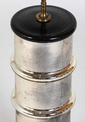 Pair of Mid 20th Century Large Scale Mercury Glass Table Lamps
