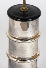 Pair of Mid 20th Century Large Scale Mercury Glass Table Lamps