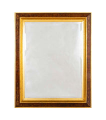 Italian Burlwood Frame with Incised Gilt Decoration and Molding