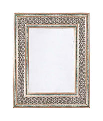 Syrian Mirror with Intricate Bone Inlay