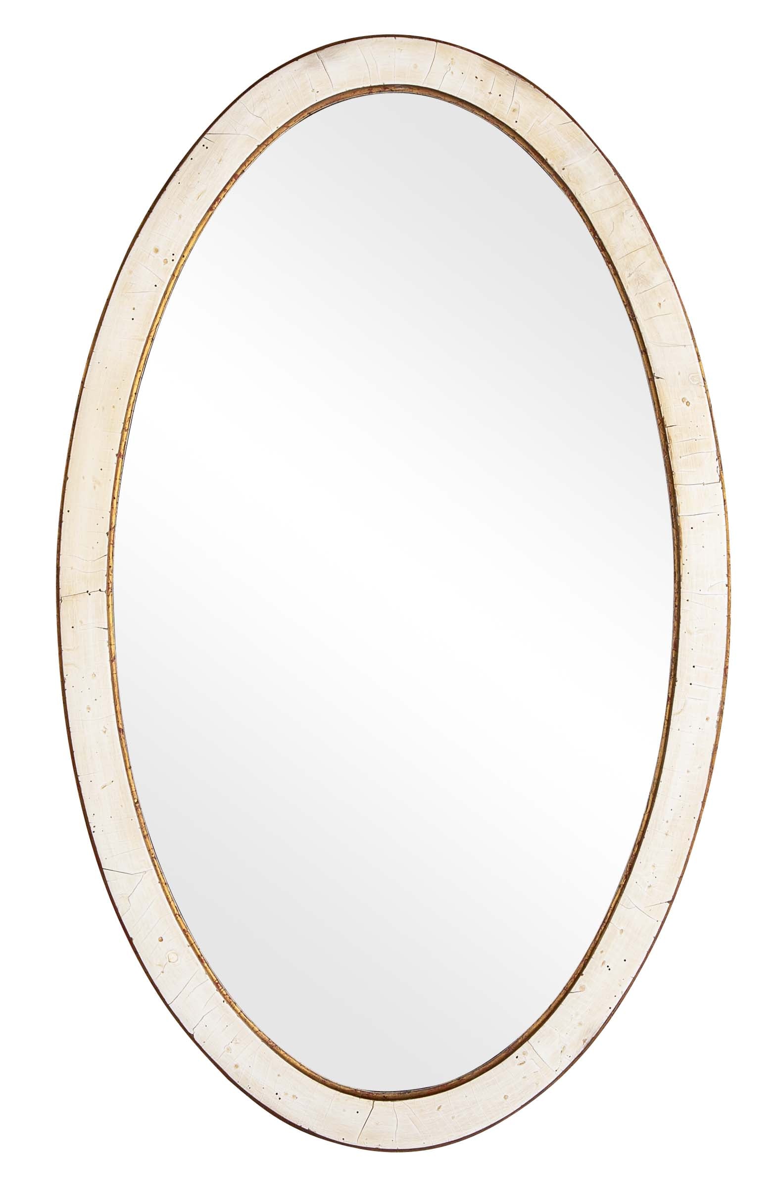 Early 19th Century Swedish Painted & Gilt Wood Neoclassical Mirror