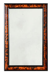 Early 19th Century Dutch Tortoiseshell and Ebony Mirror