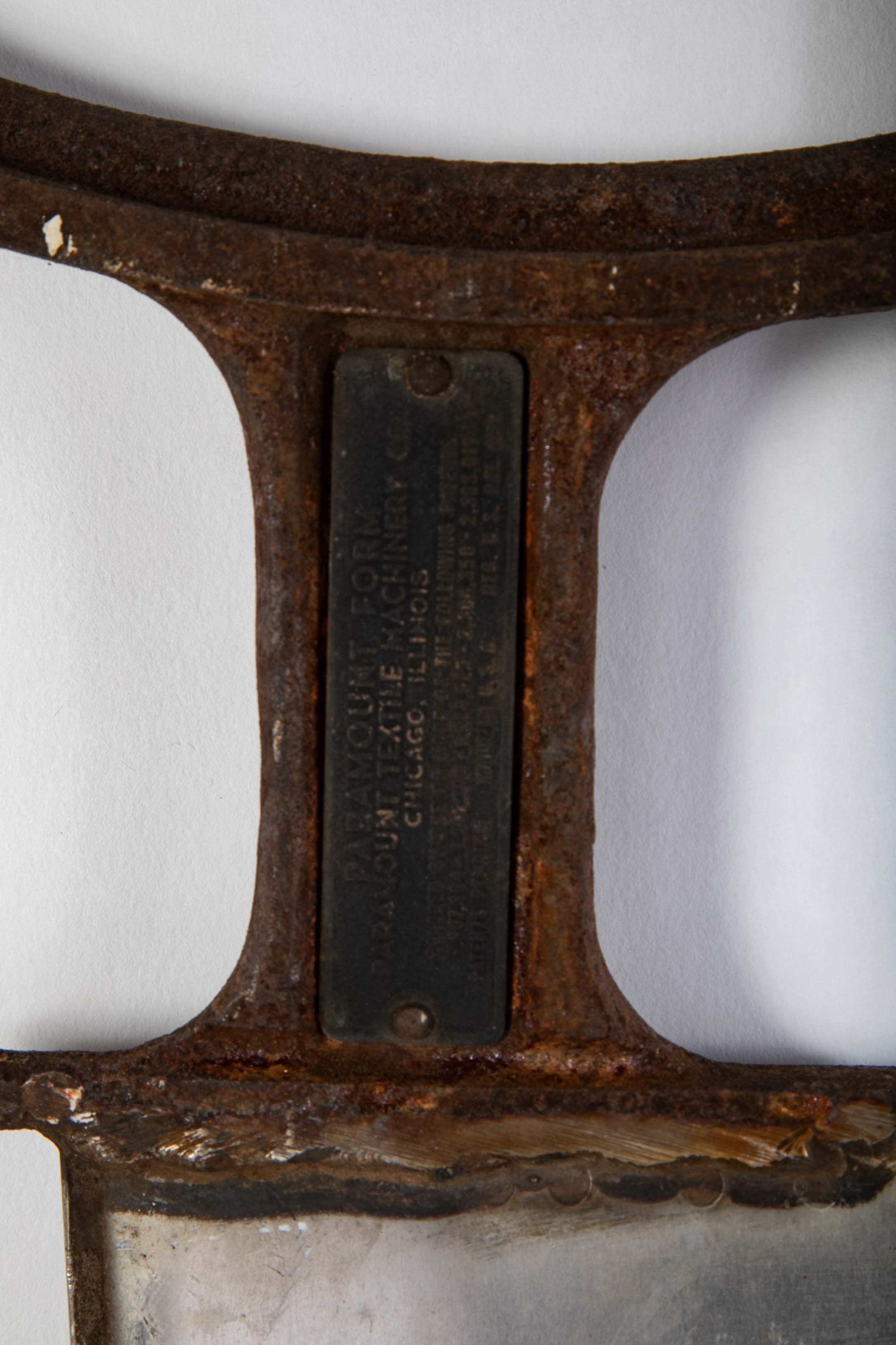 Pair of 1920's American Steel & Iron Stocking Stretchers, Industrial Folk Art