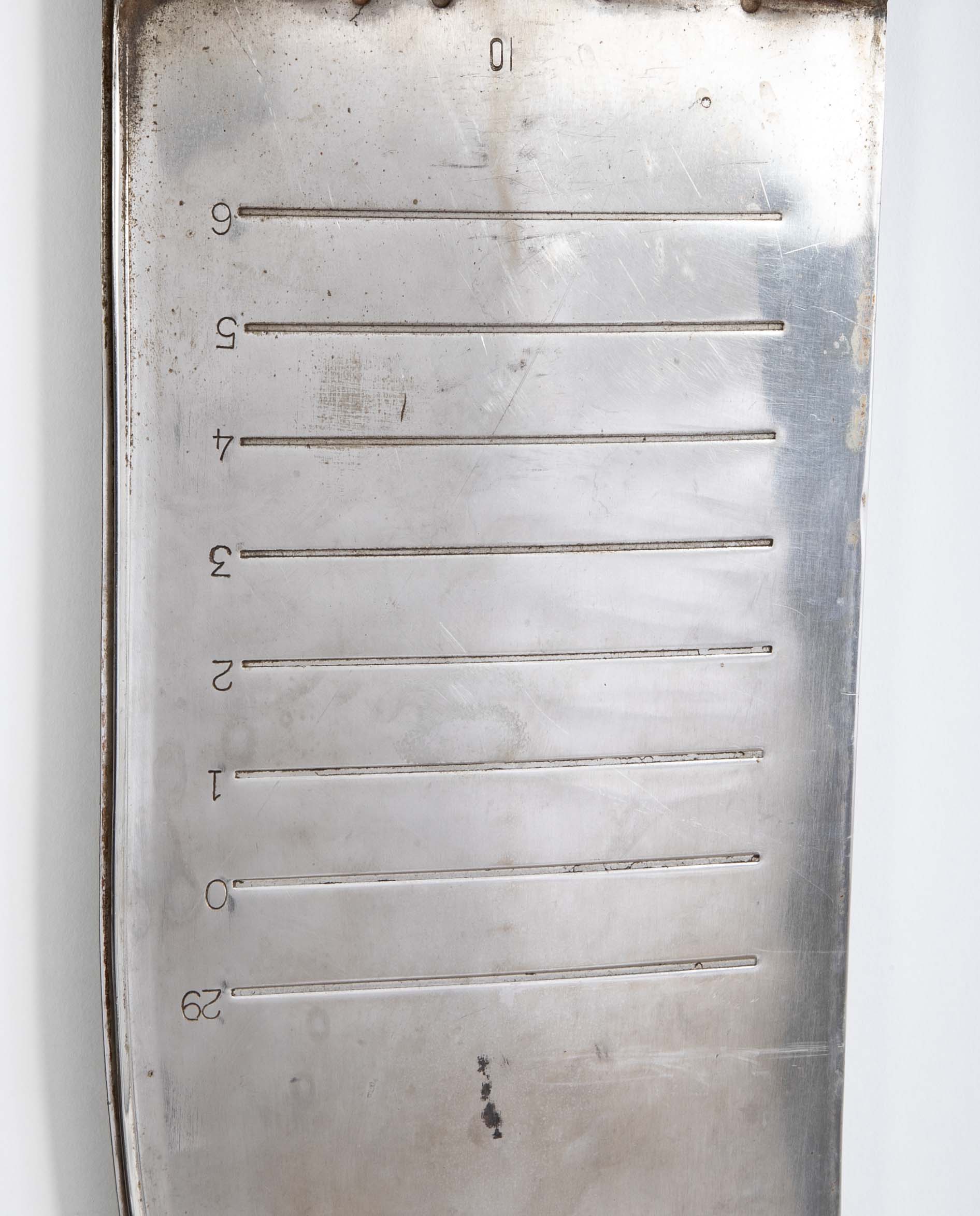 Pair of 1920's American Steel & Iron Stocking Stretchers, Industrial Folk Art