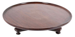 English Regency Mahogany Lazy Susan, Rotary Display Turntable