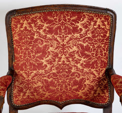 An 18th Century French Louis XV Fauteuil