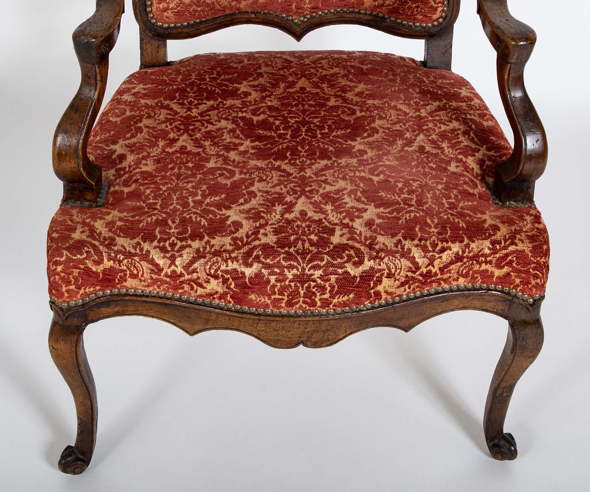 An 18th Century French Louis XV Fauteuil