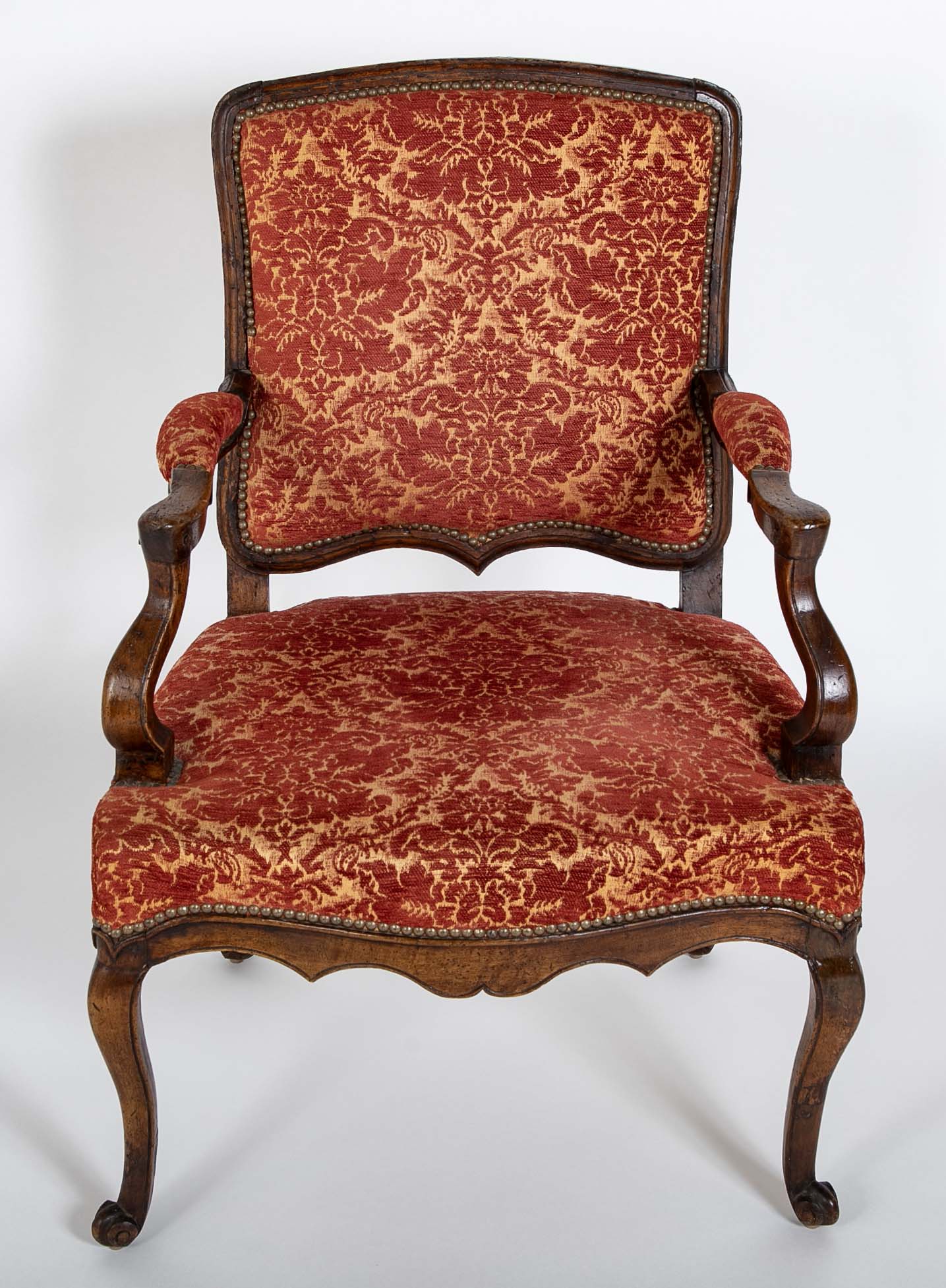 An 18th Century French Louis XV Fauteuil