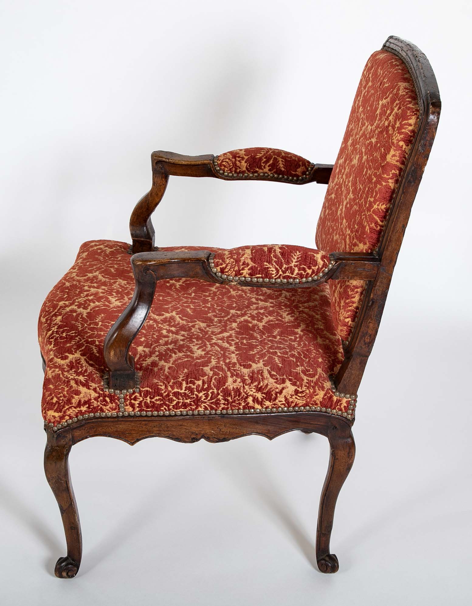 An 18th Century French Louis XV Fauteuil