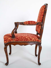An 18th Century French Louis XV Fauteuil