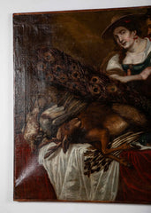Large Flemish Oil Painting, Circa 1680