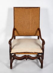 Pair of Louis XIII Style Fauteuils Noyer Provencal