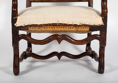 Pair of Louis XIII Style Fauteuils Noyer Provencal