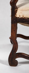 Pair of Louis XIII Style Fauteuils Noyer Provencal