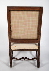 Pair of Louis XIII Style Fauteuils Noyer Provencal