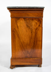 A Louis Philippe Marble Top Four Drawer Commode