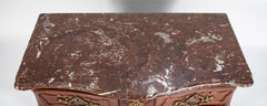 A French 18th Century Marble Top Walnut Commode