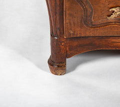 A French 18th Century Marble Top Walnut Commode