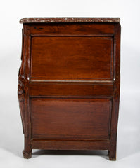 A French 18th Century Marble Top Walnut Commode