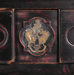 French Marble Top Bureau or Chest of Drawers Having Original Hardware