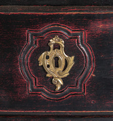 French Marble Top Bureau or Chest of Drawers Having Original Hardware