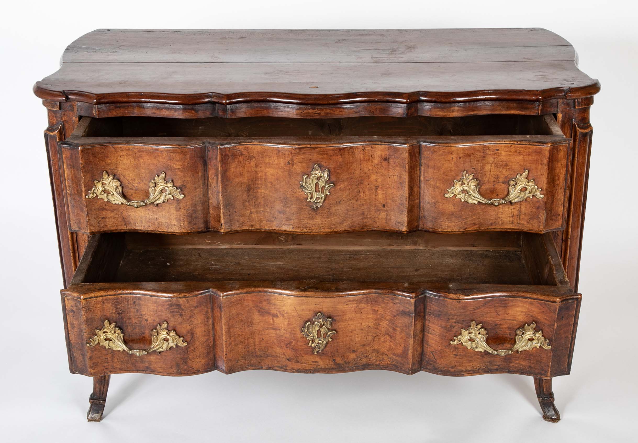 18th Century Louis XV Two Drawer Commode