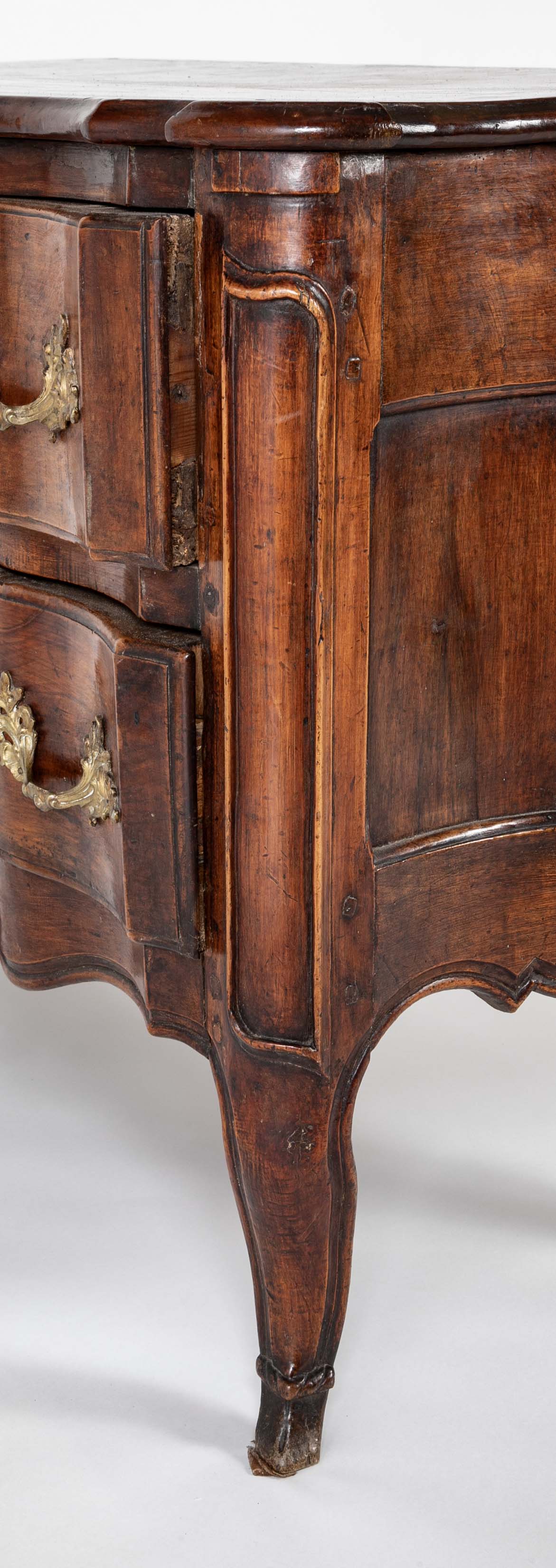 18th Century Louis XV Two Drawer Commode