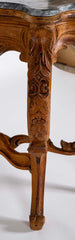 Stunning Rococo Style Marble Top Console
