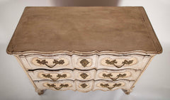 An 18th Century Robust French Provincial Serpentine Front Commode