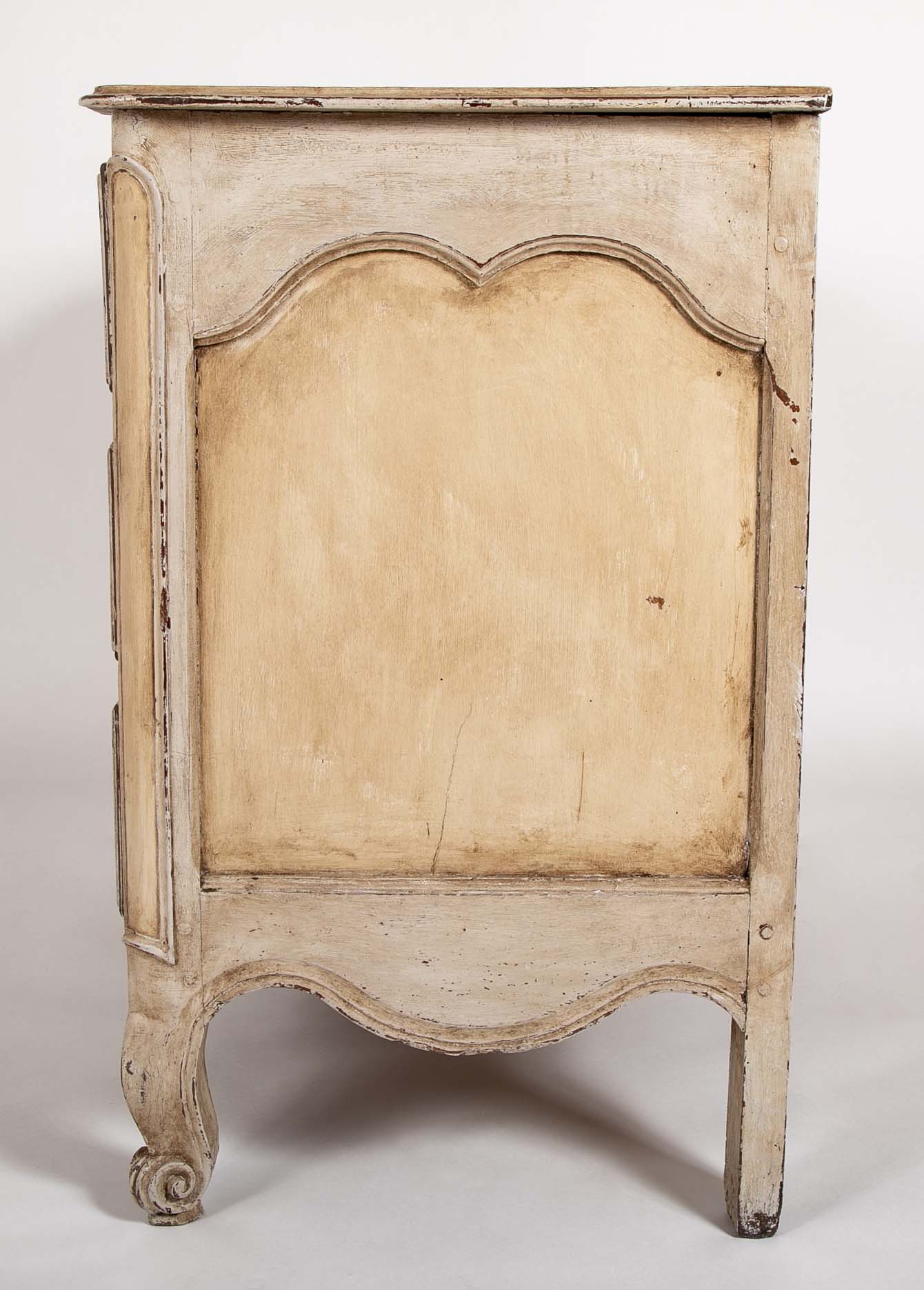 An 18th Century Robust French Provincial Serpentine Front Commode