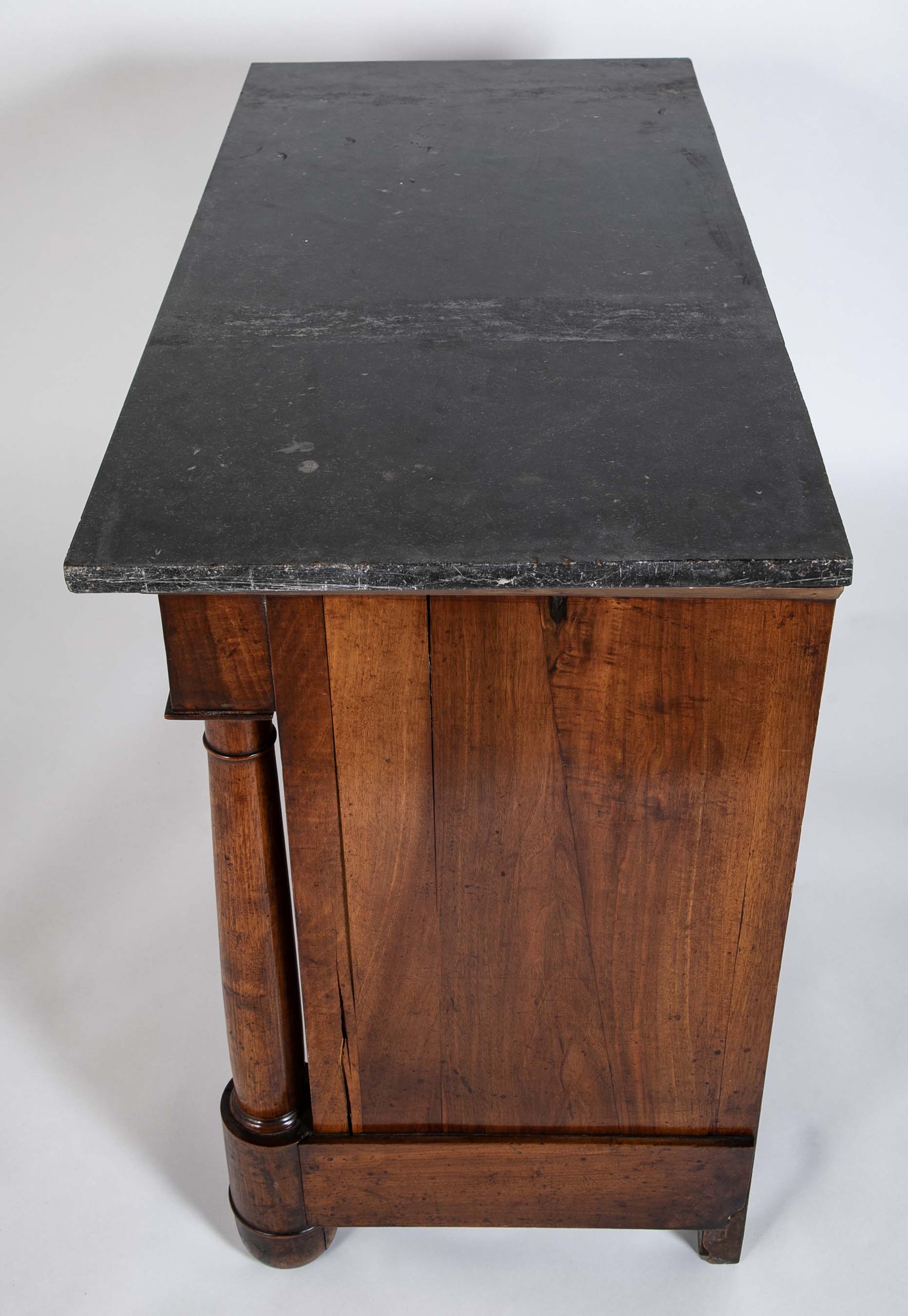 Early 19th Century French Empire Marble Top Commode