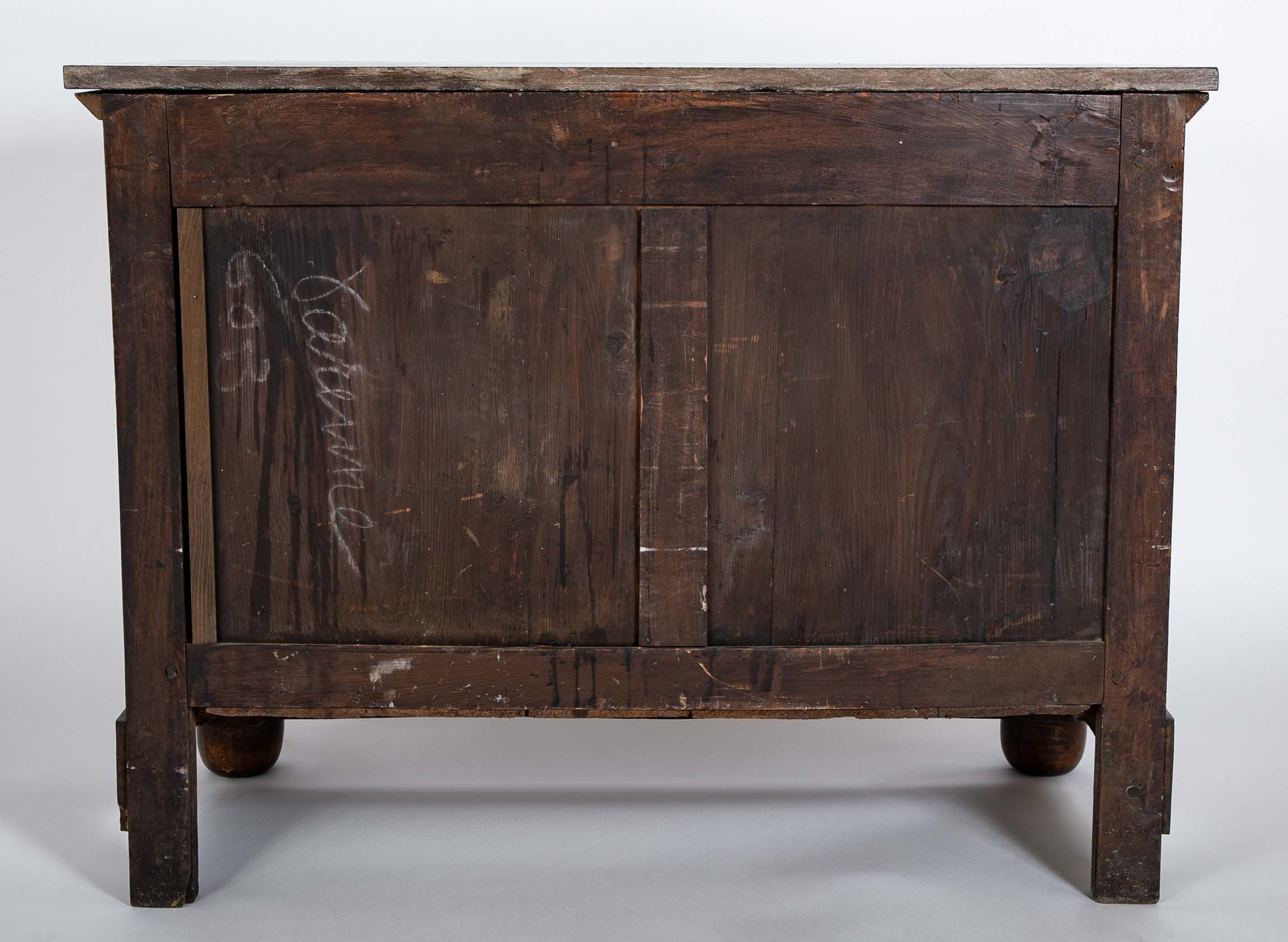 Early 19th Century French Empire Marble Top Commode