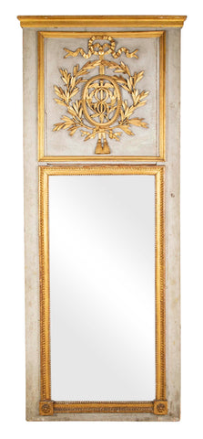 French 18th Century Trumeau Mirror