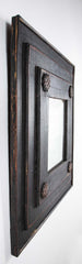 Pair of Black Painted Mirrors, Circa 1780