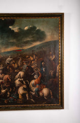 "Una Batalla Morisca" Spanish Oil Painting