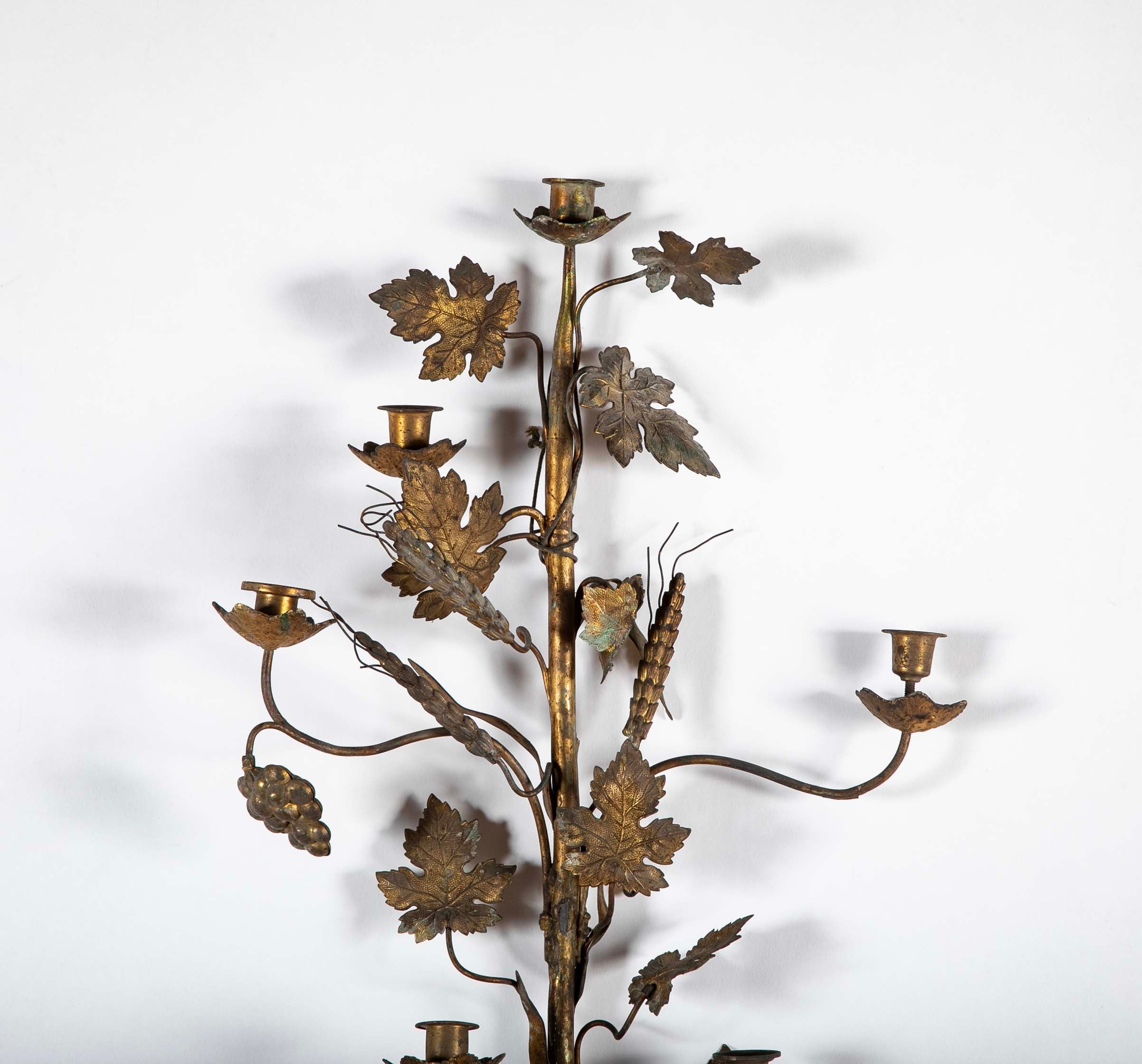 Pair of Ornate French Sconces