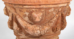 A Pair of 18th Century French Terracotta Jardinieres from Provence