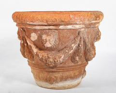 A Pair of 18th Century French Terracotta Jardinieres from Provence