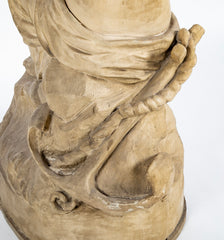 Large 18th Century French Plaster Statue of a Woman Praying