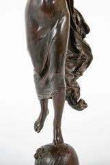 "L' Etoile du Matin"  19th Century Bronze Sculpture by Adrien Etienne Gaudez