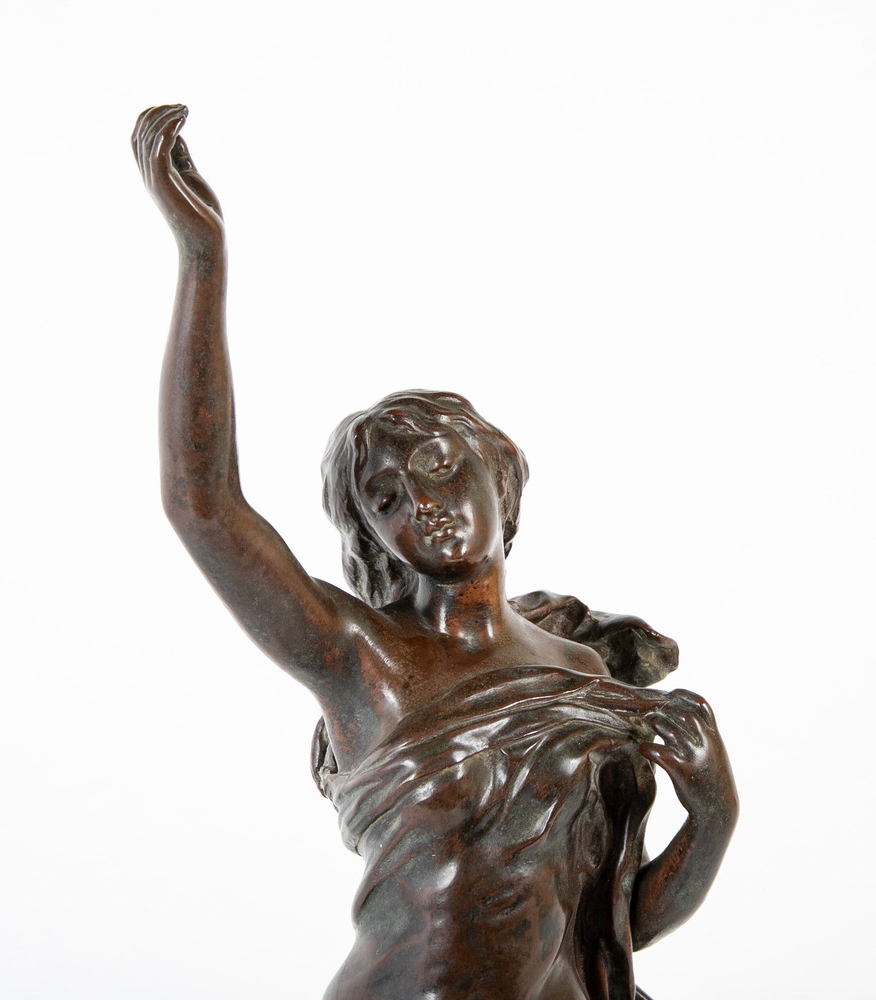 "L' Etoile du Matin"  19th Century Bronze Sculpture by Adrien Etienne Gaudez