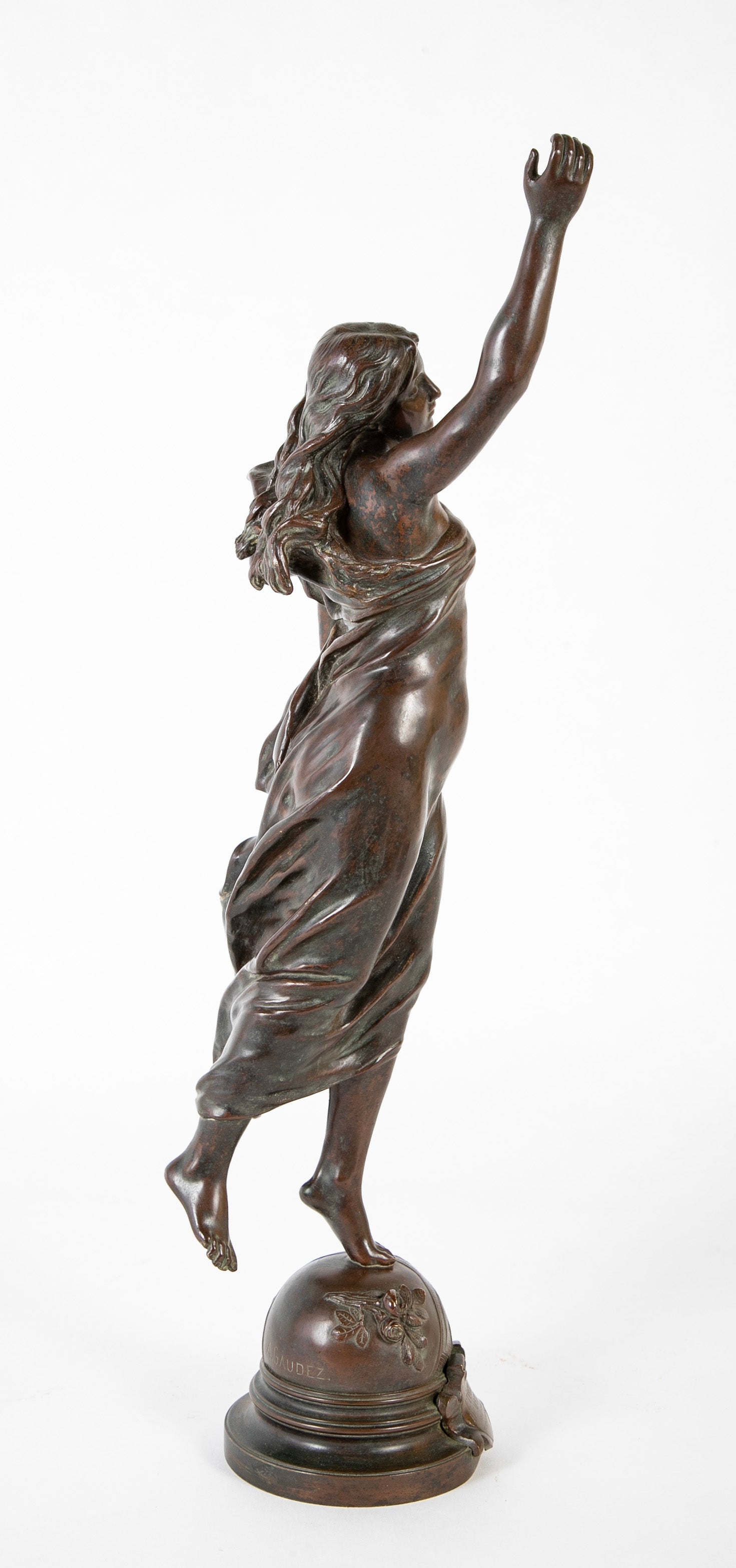 "L' Etoile du Matin"  19th Century Bronze Sculpture by Adrien Etienne Gaudez