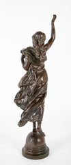 "L' Etoile du Matin"  19th Century Bronze Sculpture by Adrien Etienne Gaudez