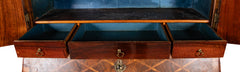 Unique Late 18th Century Swiss Secretary with Beautiful Marquetry