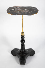 Pair of Chinese Export Tables with Floral Mother-of-Pearl Inlay