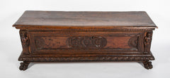 A 16th Century Italian Dark Walnut Cassone