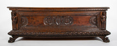A 16th Century Italian Dark Walnut Cassone