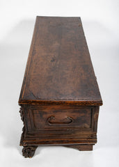 A 16th Century Italian Dark Walnut Cassone
