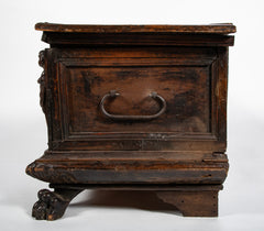 A 16th Century Italian Dark Walnut Cassone