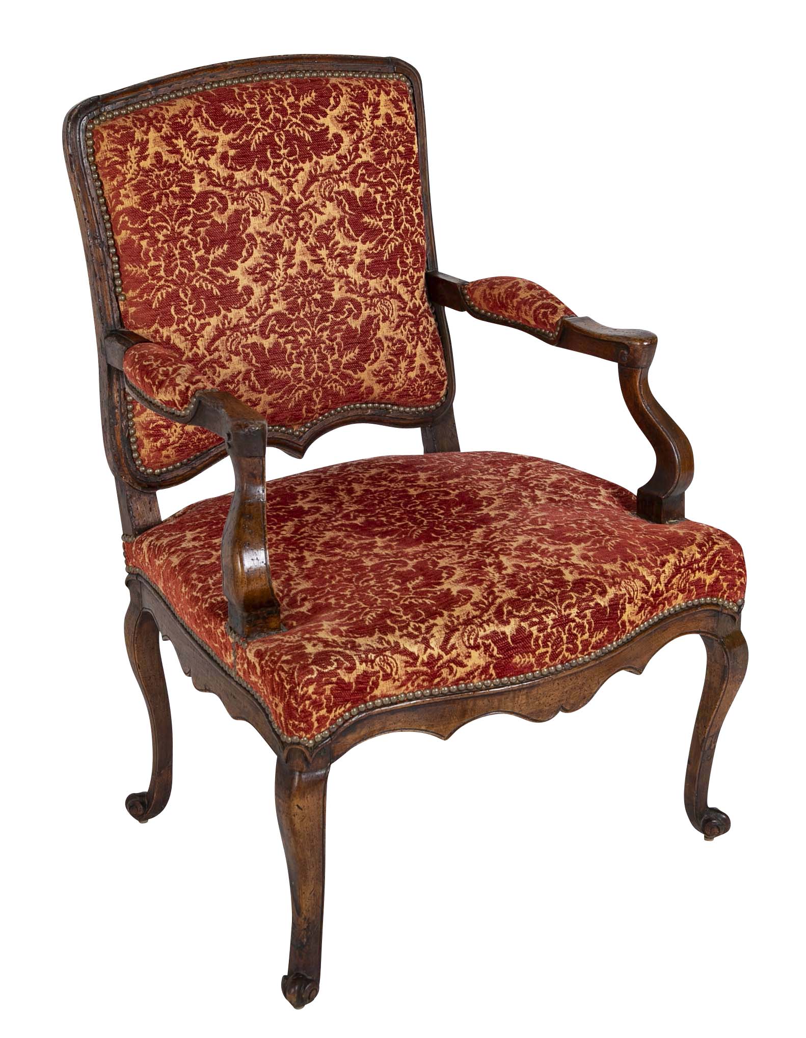 An 18th Century French Louis XV Fauteuil